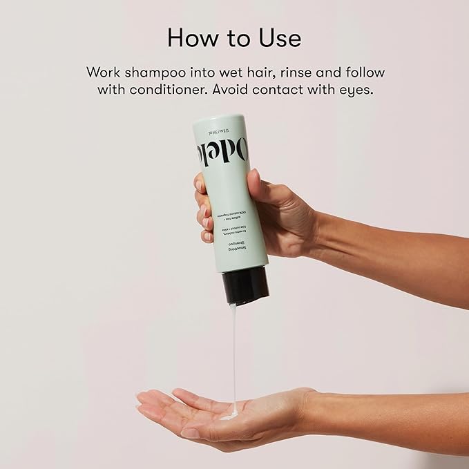 Odele Smoothing Sulfate-Free Shampoo & Conditioner Set for Moisture, Frizz Control, Shine, and Straight to Curly Hair Types, 13 Fl Oz Each (2-Pack)