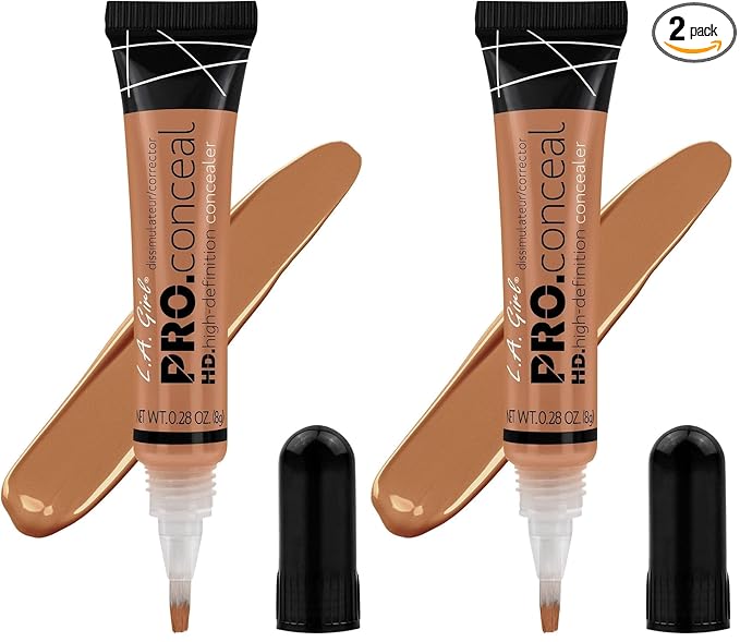 L.A. Girl HD Pro.Conceal, Almond GC979 (Pack of 2)
