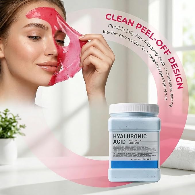Collagen Jelly Mask – Jelly Mask for Facials & Vajacial, Mascarilla Hidroplástica Facial,Esthetician Supplies for All Skin Types (6 Packs)