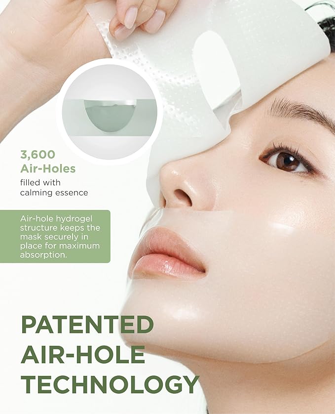 AROCELL Cica Hydrogel PDRN Mask 7 Facial Sheet with Panthenol & Centella Asiatica, Cooling Hydrogel Face Mask for Soothing Calming Hydrating Moisturizing Sensitive Skin Korean Skincare, 25gx7ea