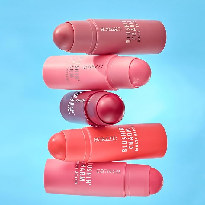 Catrice | Blushin' Charm Multi Stick | Creamy, Multi-Use Blush & Lip Tint | Buildable Dewy Finish | Vegan & Cruelty Free (030 Ruby Darling)