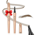 Eyebrow pen - Liquid Eye Brow Microblading Pencil With Micro 4 Point Lift & Brow Pen Snatch, Long-Lasting Waterproof Eyebrow Pencils for Women (Medium Brown)