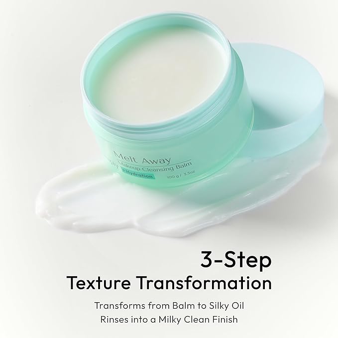 BioSimply Makeup Cleansing Balm, Hydrating Makeup Remover, Melts Away Waterproof Makeup and Sunscreen, with Hyaluronic Acid and Ceramide NP, for All Skin Types. 3.5oz / 100g