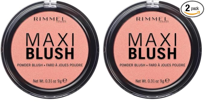 Rimmel Maxi Blush, Third Base 0.31 Ounce (Pack of 2)