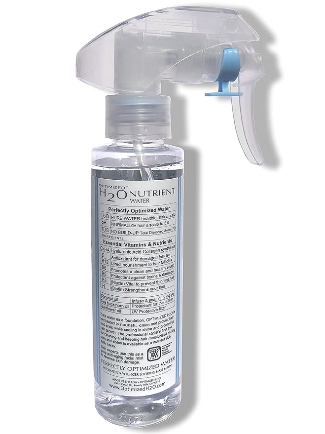 Anti Aging Lightweight Hydrating Mist For Hair, Face, Skin, Vitamin C Toner + Hyaluronic Acid serum, Maximum Clinical Strength made by a Stanford Ph.D Doctor!