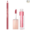 Maybelline Lifter Gloss and Lifter Liner Bundle, Lip Gloss and Lip Liner in Shades Petal and Fine Line, Pack of 2
