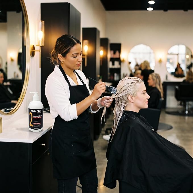 Step 2 Bond Fortifier — Cell-Pro Bond Repair for Bleached, Colored & Damaged Hair — Strengthens Disulfide Structure — Stronger+ Professional Formula