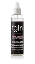 tgin Rose Water Curl Refresher – Curl Spray for Curly, Coily, and Wavy Hair – tgin Hair Products Enhances Shine, Reduces Frizz, and Moisturizes Dry Curls & Scalp – Acai Berry & Rose Water – 8 Fl Oz