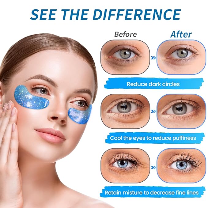 Onespring Eye Masks (48 Pairs) - Bachelorette Party Favors, Collagen Under Eye Patches for Puffy Eyes, Fine Lines and Dark Circles, Spa Party, Bridesmaid, Birthday Gift for Her