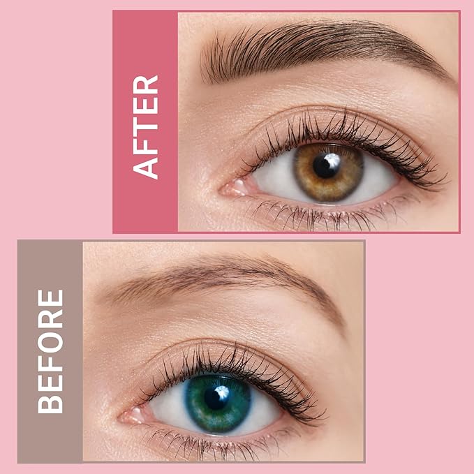 Vevivia Beauty Eyebrow Pen - Microblading eyebrow pencil with Micro-Fork Tip & Precision Tip for Natural Brows, Eyebrow Pencils for Women, Dual-Ended Brow Brush, Waterproof, Light Brown
