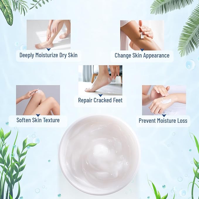 Urea Cream,40% Foot Care lotion for chapped heels, chapped heels, super, rough, dry, calloused feet, soften rough skin on feet 5.29 fl.oz for all skin