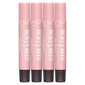 Burt's Bees Shimmer Lip Tint Set, Mothers Day Gifts, Tinted Lip Balm Stick, Moisturizing for All Day Hydration with Natural Origin Glowy Pigmented Finish & Buildable Color, Grapefruit (4-Pack)