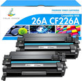 26A Toner Cartridge for HP Printer CF226A M426fdw Compatible for HP 26A Black Laserjet Toner Cartridge 26X CF226X M402n MFP M426fdw M402dn M402 M402dw M402dne M426fdn M426 M426dw Printer Ink 2 Pack