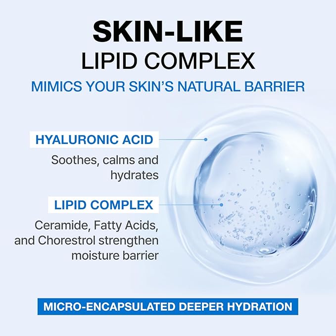 PHYSIOGEL Daily Moisture Therapy Regenerative Cream, Hydrating Face Moisturizer with Hyaluronic Acid, 120H Lasting Hydration, For Dry & Sensitive Skin, 3.4 fl. oz.