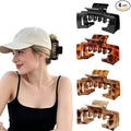 4 PCS Large Strong Trucker Hat Claw Clips for Women – 4.1 Inch Hat-Friendly Non-Slip Baseball Cap Hair Clips, Trucker Claws Hair Clip for Baseball Hat, Hair Claw for Baseball Cap for Thick Thin Hair