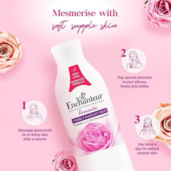 Enchanteur Perfumed Body Lotion Moisturesilk Enticing 250 Ml