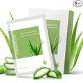 Aloderma Hydrating Sheet Face Masks with 87% Organic Aloe Vera - 5 pack Moisturizing Facial Masks with Hyaluronic Acid & Bergamot Oil for Nourished, Radiant Skin - Aloe Vera Natural Skincare