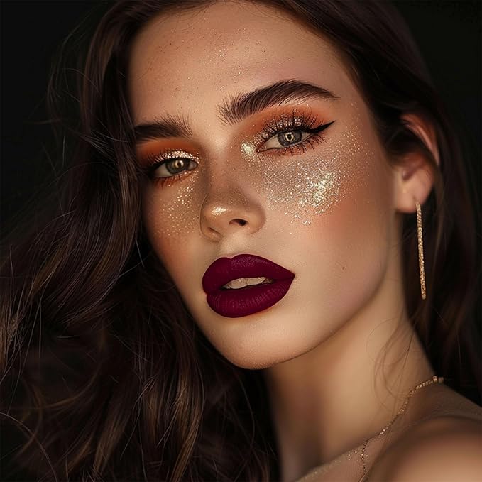 Depuplum Mauve Lipstick Matte for Women Superstay Long Lasting Red Lipstick Smudgeproof Liquid Lipsticks Cruelty Free Lip Makeup for Mother's Day,DM03 Mauve Cyber