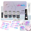 Libeauty Eyelash Lift and Tint Kit Fast Curling Coloring Lash Perm Black Dye Kit With L&C Shapes Lash Lifting Pads Suitable for Salon & Home Use