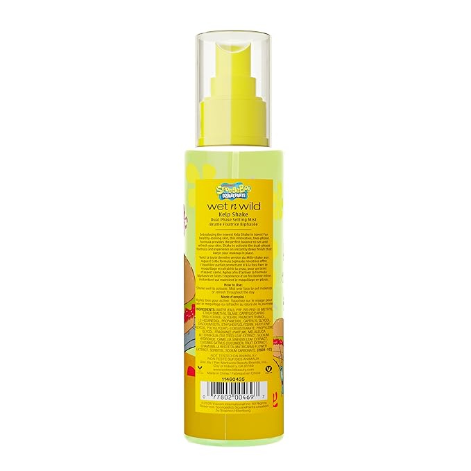 wet n wild Spongebob Dual Phase Setting Mist - Kelp Shake