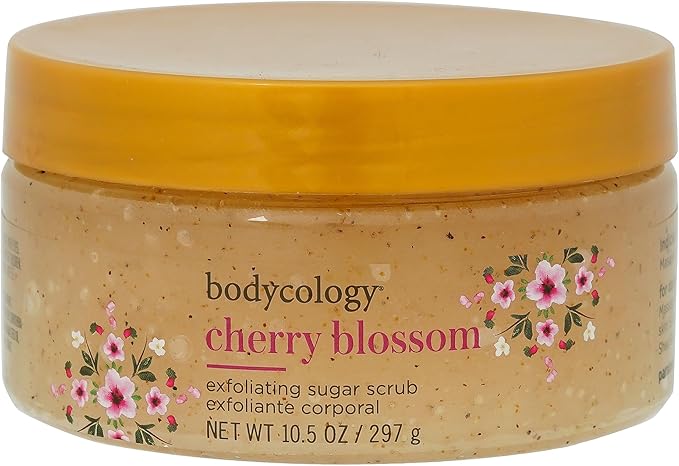 Bodycology Cherish The Moment Exfoliating Sugar Scrub for Women, 10.5 Fluid Ounce
