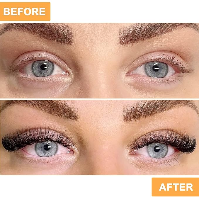 B&Q Lash Clusters 280PCS Natural Eyelash Clusters 40D D 16mm Individual Lash Wispy Eyelash Extension with Soft Thin Band Classic Look Pestañas Postizas Comfortable DIY at Home(40D-D-16mm)