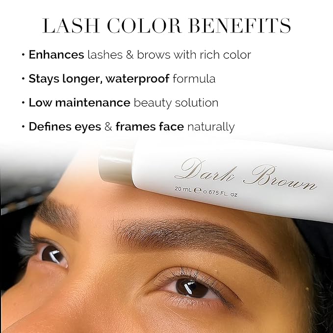 Korean Eyebrow Color Kit Brown – Professional Brow Color for Women, Eyebrow Color for Natural Looking Brows, Long-Lasting Brow Color for Salon & Home