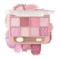 K'APEINE Light Pink Eyeshadow Palette, 8 Color All Shimmer Wafer Eye Shadow Glitter Blendable Makeup Palette Long-Lasting Eye Shades With 1 Dual Brush,Naturing-Looking,Waterproof Shades for Women-02