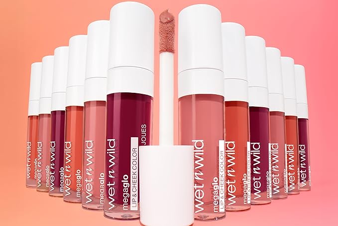 wet n wild Mega Glo Lip & Cheek Color, Creamy Coral Stain, Buildable Multi-Use Soft Matte Finish, Vegan & Cruelty-Free - Coral Dream (Pack of 2)