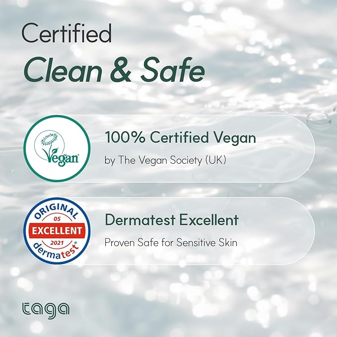 TAGA Cica Soothing Essence 100ml | Vegan Hypoallergenic Hydrating Essence for Sensitive & Irritated Skin | Lightweight, Non-Sticky Formula with Centella Asiatica | Calming Moisture Care for the Family
