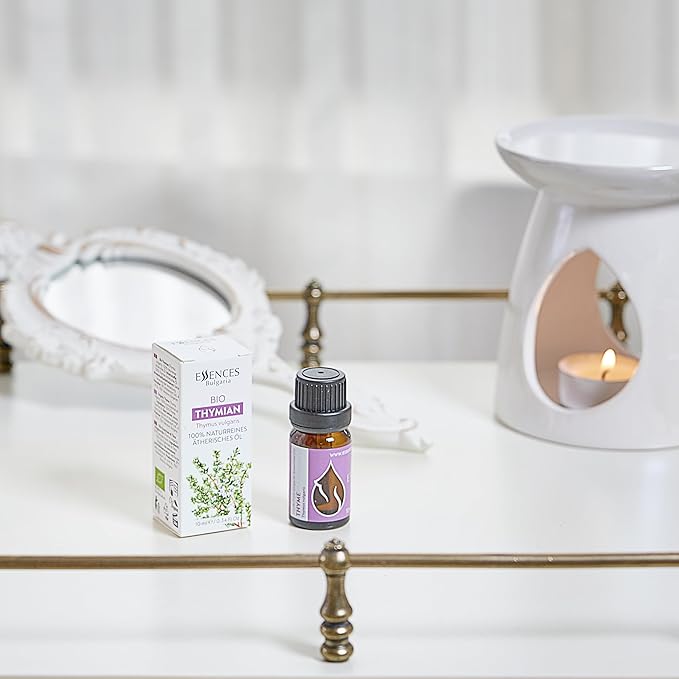 Set Vitality Essences Bulgaria Organic Essential Oils | Thyme (10ml) + Greek Oregano (10ml) + Lemon Savory (5ml) | 100% Pure and Natural | Undiluted | Therapeutic Grade | Non-GMO | 3pcs