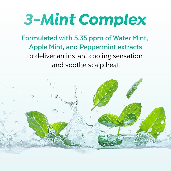 A’PIEU Mint Hair Vinegar Rinse for Cooling & Clarifying Scalp Care, Detox & Refreshing Treatment, Dandruff & Buildup Removal, Fresh Mint Scent, pH Balancing, Korean Haircare, 6.76 fl oz