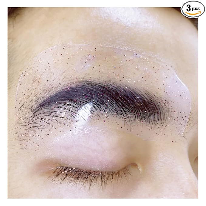 Brow Perm Patch Silicone Lash Lift Shield Mate Self Sticky Eyebrow Lamination Cover Tool Gel Eyebrow Perming Pads Soft Patches Self-Adhesive Reusable Brow Lifting Pad Laminate Brow Lift Rapidly