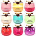 9 PCS Bee Lip Balm Honey Pot, Easter Basket Stuffers, Honey Lip Balm Bulk, Moisturising Sleep Lip Mask Overnight, Exfoliating Prevention Dry and Crack Lip Scrubs,Reduce Lip Lines, Mothers Day Gifts