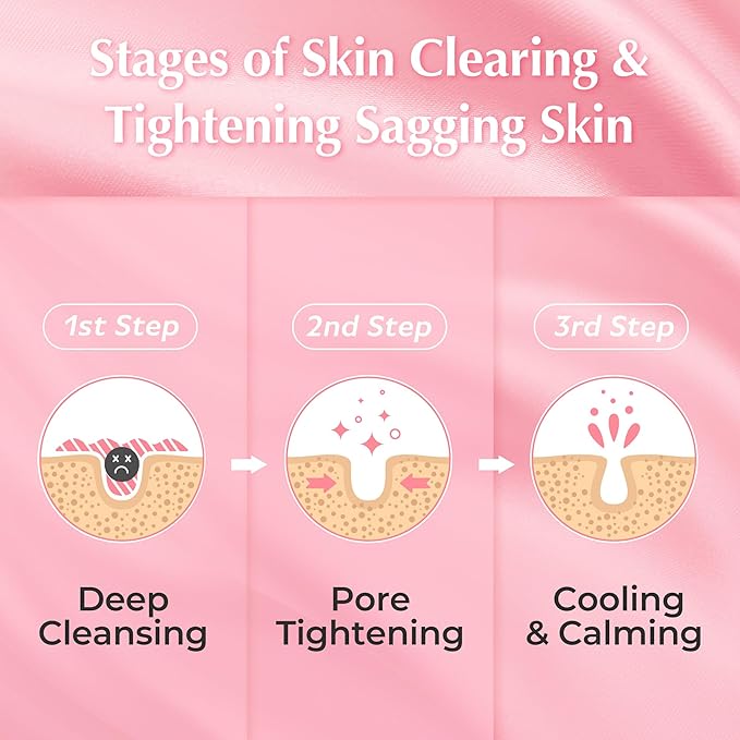 APERIRE White Clay Pore Mask, Deep Cleansing & Sebum Control Treatment, Minimizes Pores & Blackheads for Oily Acne-Prone Skin, Korean Skincare, 4.23 oz