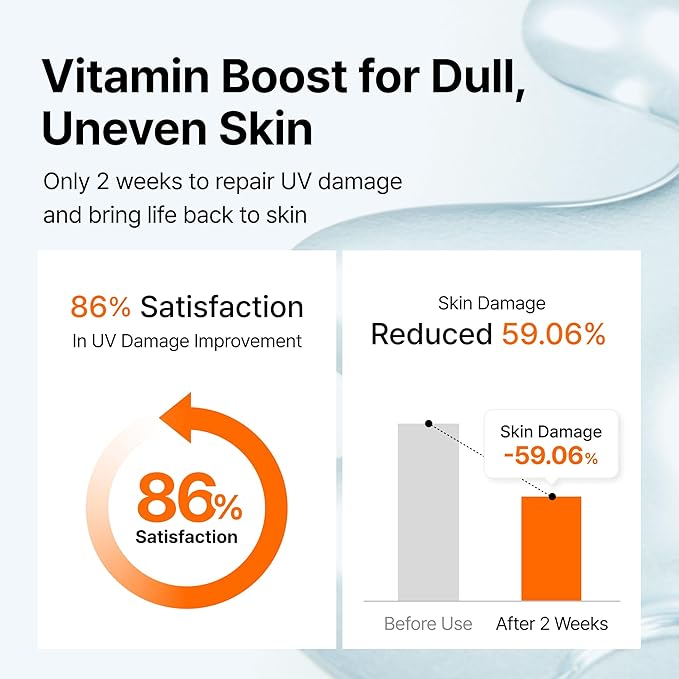 DearKlairs Vitamin C Serum – Korean Brightening Daily Serum with 5% Pure Vitamin C, EGF Peptides & Niacinamide, for Even Skin Tone, Dark Spot Care, Sensitive Skin, 1.18 Fl Oz