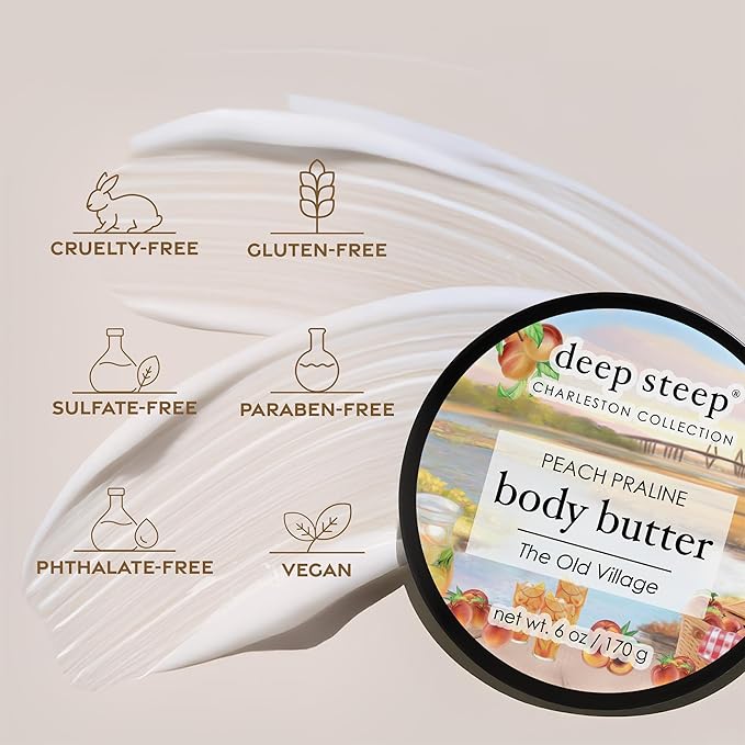Deep Steep Body Butter, 6 oz – Rich Moisturizer with Ceramides, Coconut Oil, Argan Oil & Aloe Vera – Vegan, Clean Beauty, Smooth & Hydrated Skin (6 Ounces, Raspberry Merlot)