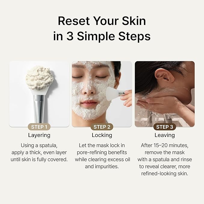 RETURNITY Yulmu Skinclean Mask, Gentle Exfoliating Wash-off Face Mask with Coix seed Extract for Pores and Uneven Skin, 120g Korean Skincare