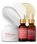Salmon DNA PDRN Pro Renewal Set – 25% PDRN Concentrate Booster + 12% PDRN Microneedling Serum w/Volufiline + 12% PDRN Cream – EGF Peptide, Niacinamide & Hyaluronic Acid Hydrating, Korean Skincare