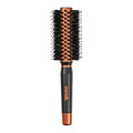 Conair Quick Dry Copper Round Hair Brush for Blow Drying, Blow Out Styler Hairbrush for Voluminous Looks, Nylon & Boar Bristles Help Dry & Style Hair Fast Without Snagging or Pulling, Handle May Vary