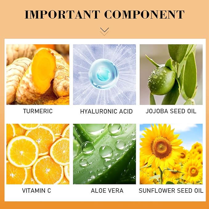 Turmeric & Vitamin C Hand and Foot Cream – Moisturizing Treatment for Dry, Rough Skin – Fast Absorbing, Non-Greasy Formula – Hydrates & Soothes Cracked Heels & Hands (8.8OZ)