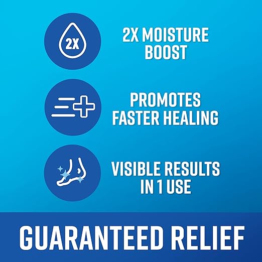 O’Keeffe’s for Healthy Feet Heel Repair Kit with Urea & Lactic Acid – (1 Pair) Reusable Foot Sleeves + 3 oz. Intense Renewal Foot Cream, Exfoliates & Softens Dry Heels