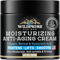 Men's Face Moisturizer Cream - Anti Aging & Wrinkle - Men's Shave Lotion - Made in USA - Collagen, Hyaluronic Acid, Vitamins E & A, Avocado Oil - Age Facial Skin Care, Day & Night Moisturizing, 4 oz