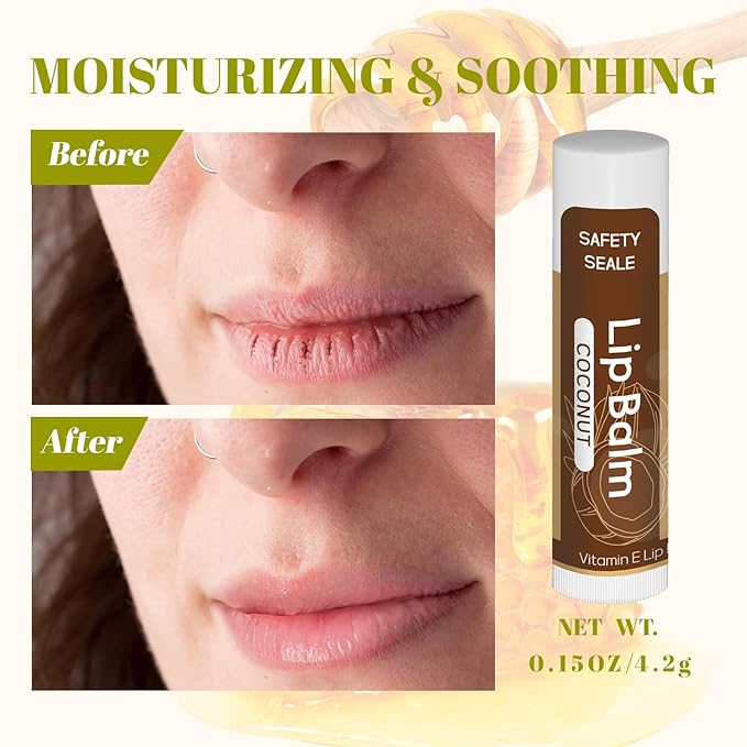 182 Pack Lip Balm Bulk, Natural Lips Balm with Vitamin E and Coconut Oil, Moisturizing Hydrating Soothing Dry Chapped Lips, Lip Moisturizer for Women Men,Holiday Party Favors Bulk Gift - 14 Flavors