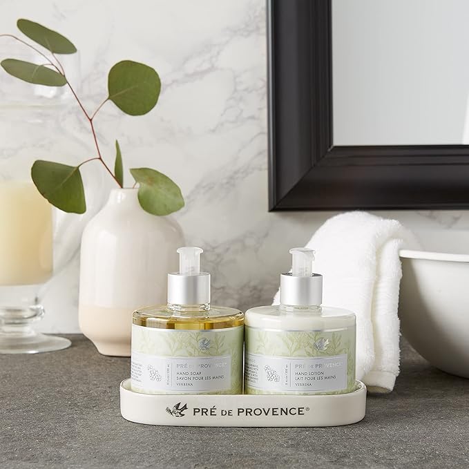 Pre de Provence Collection Shea Butter Enriched Silky Smooth Emollient Hand Lotion, Verbena, 11 Fl Oz