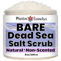 Non-Scented Dead Sea Salt Scrub | Face & Body | Unscented | 100% Natural | Jojoba oil || Made in Canada - Muslim Cosmetics - BARE Scrub (8oz (240ml))