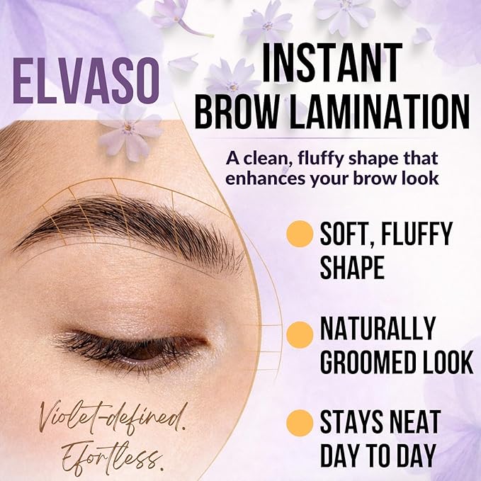 2-IN-1 Lash Lift Kit & Brow Lamination, Professional Gentle Eyelash Perm Kit with Long Lasting Curl, Salon-Quality Eyelash Lift DIY at Home with Easy Instructions