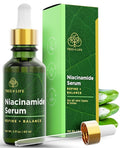 Tree of Life Niacinamide Serum For Face (Vitamin B3) - Pore Tightening Face Oil with Hyaluronic Acid & Vitamin E for Uneven Tone & Sensitive Skin - Dermatologist Tested, 2 Fl Oz