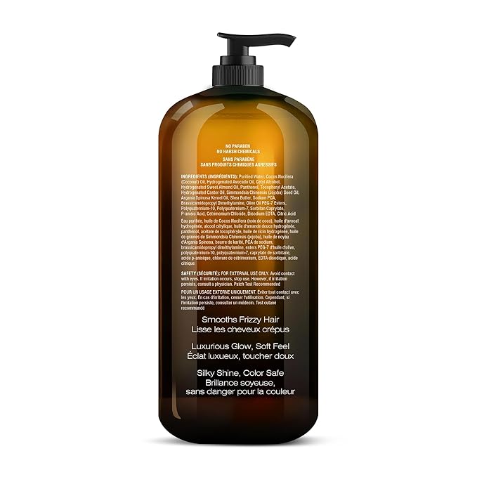 Majestic Pure Avocado Coconut Conditioner - Vitamin Enriched Gentle Hair Conditioner Formula Nourishes Dry & Damaged Hair - for Daily Use, Sulfate Free, for All Hair Types- 16 fl. oz.