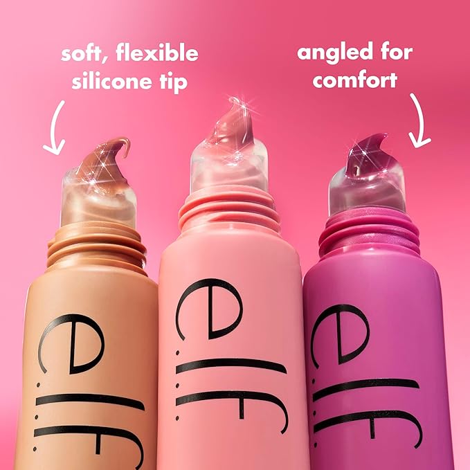e.l.f. Glow Reviver Melting Lip Balm, Hydrating Tinted Lip Balm For A Glossy Finish & Soft, Supple Lips, Vegan & Cruelty-Free, Blue Razz Slushy